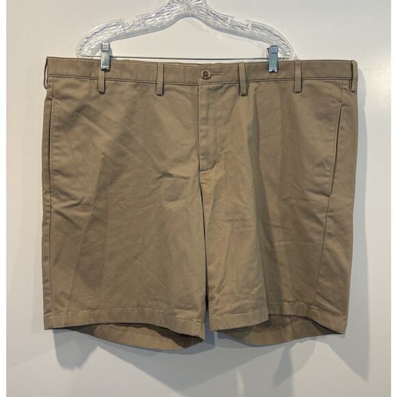 Lands End Lot of Two Khaki Cotton Chino Shorts Mens Size 48T - Picture 2 of 7